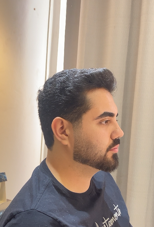 Cliente depois do corte no Studio Kairós